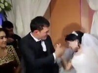 Momentul în care un mire îi trage o palmă miresei sale chiar la nuntă - 4