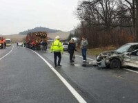 Accident cu 7 mașini în Brașov