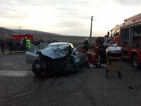 Accident grav în județul Vaslui, în care 2 persoane au murit. A fost activat planul roșu VIDEO