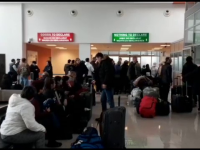 Pasageri nemulțumiți pe aeroportul Sibiu pentru că vor intra în autoizolare: ”Nu se poate!”