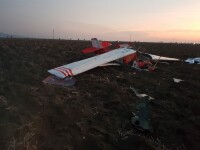 Avion de mici dimensiuni, prăbușit în zona localității Șiria din Arad. Două persoane au murit