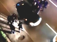 Jandarmi din Constanța, filmați lovind doi fugari. I-au lovit și când erau la pământ
