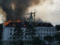 De la ce a izbucnit incendiul violent de la Palatul Administrativ din Suceava. Anunțul făcut de ISU