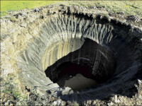 Crater în Siberia
