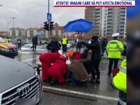 Accident teribil în Cluj-Napoca. Două tinere au fost lovite de o mașină pe trecerea de pietoni