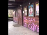 Biserica din Parcul IOR, vandalizată cu vopsea roz. BOR acuză „toleranța clamată isteric de nucleele ideologice ale LGBT”