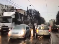 bătaie în trafic