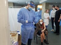 VIDEO. O femeie în vârstă de 104 ani s-a vaccinat anti-Covid în București