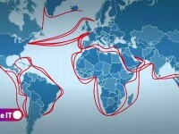 Cum ajunge internetul din SUA în Europa sau invers? Sute de cabluri importante se află în oceane