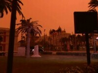 Furtună de nisip saharian în Spania. Cerul a devenit portocaliu în provincia Alicante