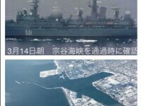 Ministerul japonez al Apărării spune că au fost observate 4 nave de război ruseşti. Ar putea duce trupe în Ucraina