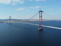 Turcia a inaugurat cel mai lung pod suspendat din lume. A costat 2,5 miliarde de euro