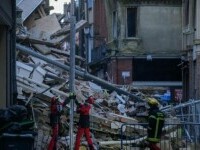 Franţa: Un imobil vechi din centrul oraşului Toulouse s-a prăbuşit