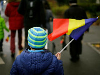 Romania, steag, drapel, copil