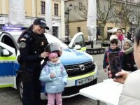Ziua Poliției, sărbătorită în avans la Baia Mare. „M-a impresionat că pot vorbi cu adevăraţii eroi ai României, mascaţii