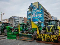 tractoare, proteste, fermieri, Bruxelles