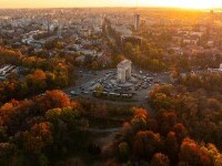 arcul de triumf din bucuresti toamna