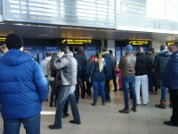 Pasagerul unui avion a fost „săltat” de poliție când a ajuns pe Aeroportul Otopeni, după un incident în timpul zborului