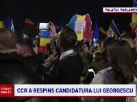 LIVE UPDATE. Susținătorii lui Călin Georgescu s-au adunat în fața sediului CCR de la Palatul Parlamentului
