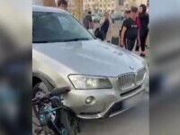 Biciclist urmărit și lovit intenționat, în trafic