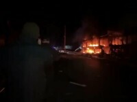 Rusia a atacat cu drone infrastructură energetică în regiunea Odesa, provocând incendii