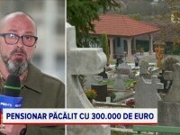 pensionar inșelat cu un cavou de lux