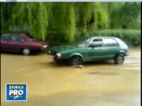 Inundatii in Bistrita-Nasaud. Zeci de gospodarii au fost afectate