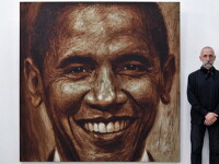 Obama, subiect de expozitie artistica la Bucuresti