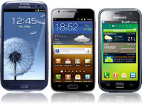 Galaxy S III vs. Galaxy S II vs. Galaxy S