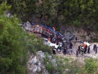 Autobuz Albania accident