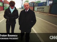 CNN difuzeaza, pe parcursul lunii mai, emisiunea cu Traian Basescu despre Portul Constanta. VIDEO