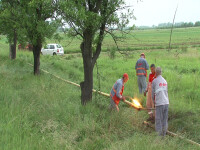 teava de gaz fisurata