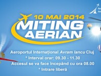 Spectacol aviatic in weekend pe Aeroportul International Avram Iancu Cluj-Napoca