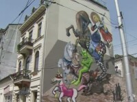 Graffitiul cu Sfantul Gheorghe - STIRI