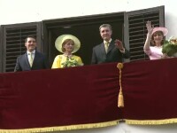 Ziua Regalitatii in Romania. La Palatul Elisabeta au fost prezenti foarte multi oaspeti, insa nu si Regele Mihai