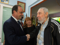 Francois Hollande, Fidel Castro - CUBADEBATE.CU