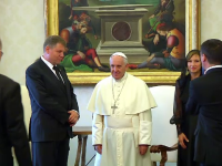 Klaus Iohannis si Papa Francisc - stiri