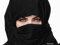 Femeie cu burka, islamism