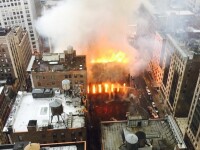 Incendiu biserica New York