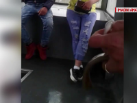 Scene violente surprinse in tramvaiul 41, din Capitala. Ce s-a intamplat pentru ca doi tineri ascultau manele prea tare