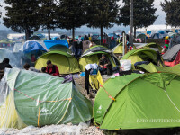 tabara de refugiati din Idomeni, Grecia
