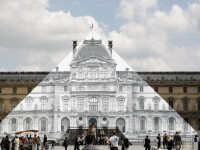 Cum a disparut piramida de sticla din curtea Muzeului Luvru, din Paris