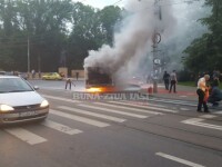 iasi, foc, autobuz,