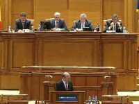 Traian Basescu in Parlament