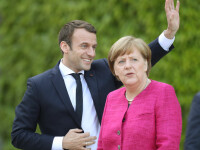 Emmanuel Macron, Angela Merkel, UE