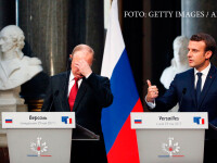 Vladimir Putin si Emmanuel Macron