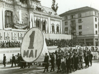 1 Mai Muncitoresc. FOTO de arhivă cu sărbătoarea muncii în timpul regimului Ceaușescu
