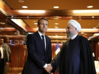 Hassan Rouhani si Emmanuel Macron