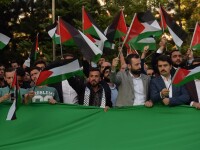 protest la Ambasada Israelului din Ankara