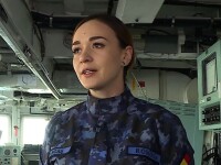 Românca de 26 de ani care conduce o navă de 60.000 de Cai Putere